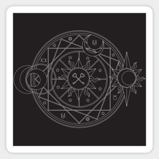 The Witch Mandala Sticker